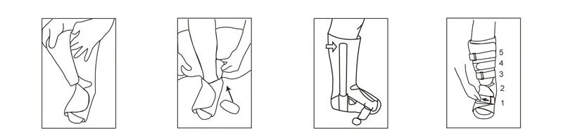 Air Walker Boot Instruction