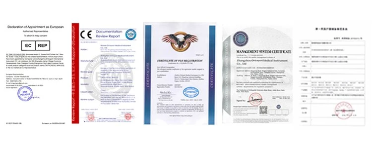 Hyperextension Thoracic Spine Brace  Certificate